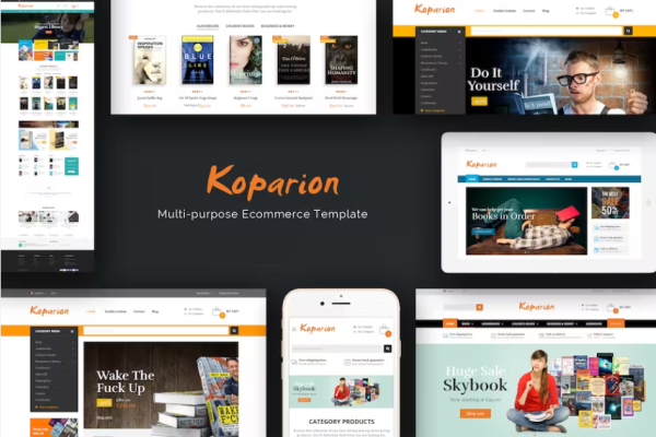 Koparion – Book Shop 响应式 OpenCart 主题