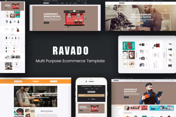 Ravado – 咖啡店 Opencart 主题