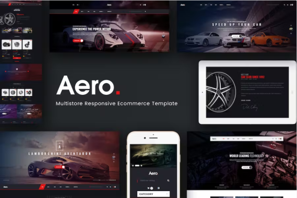 Aero – 汽车配件 Opencart 3.x 主题