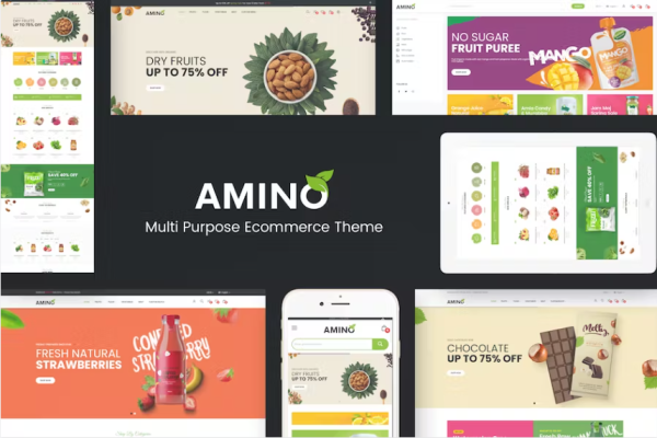 Amino – 有机和多用途 Prestashop 主题