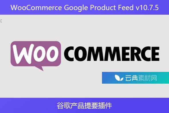 WooCommerce Google Product Feed v10.7.5 – 谷歌产品提要插件