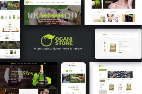 Ogani – 有机、食品、宠物、酒精 Prestashop