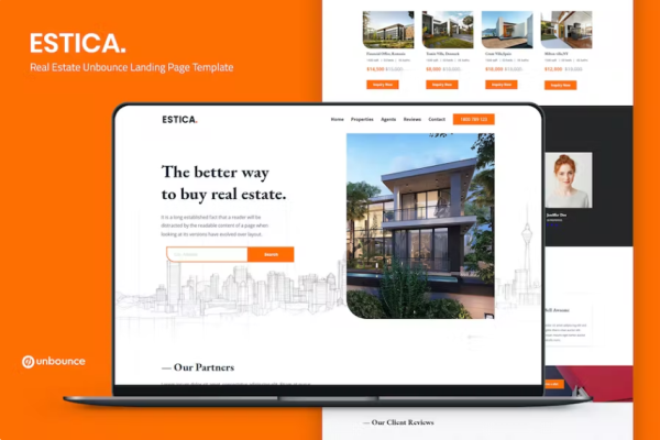 Estica — 房地产退弹登陆页面
