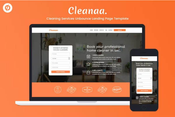 Cleanaa – 清洁服务退弹登陆页面