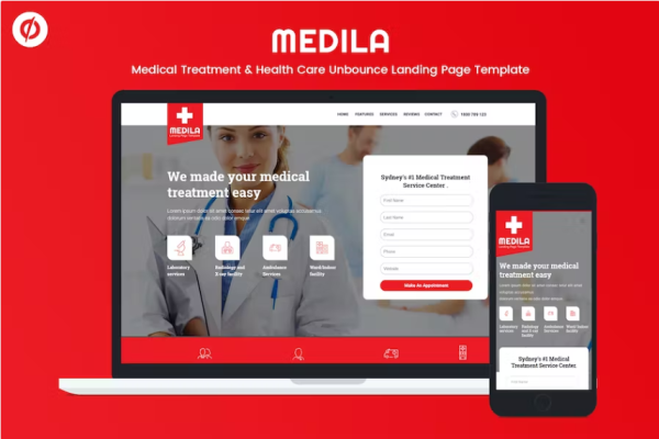 Medila – 医疗保健退信模板