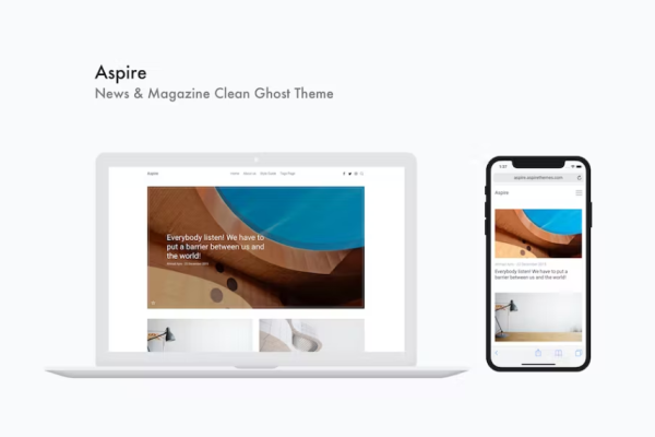 Aspire – 新闻杂志 Clean Ghost 主题