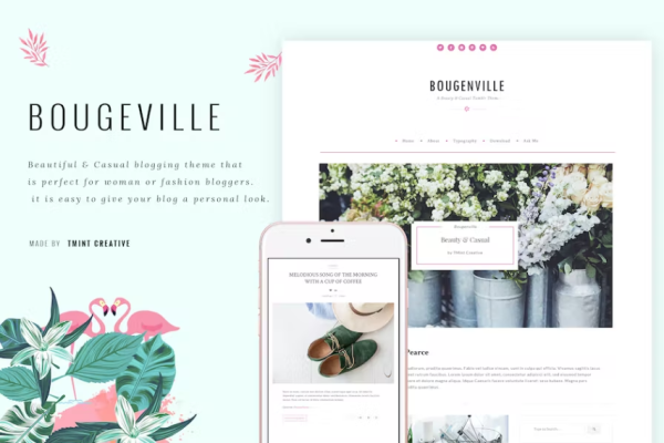 Bougenville – Beauty Tumblr 主题