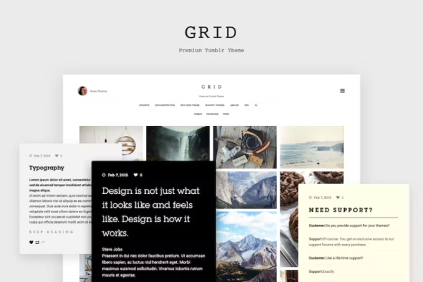 Grid – 响应式 Tumblr 主题
