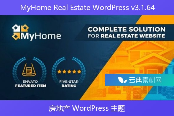 MyHome Real Estate WordPress v3.1.64 – 房地产 WordPress 主题