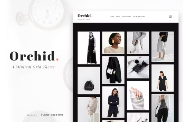 Orchid – Minimal Grid Tumblr 主题