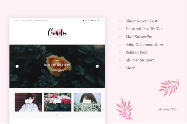 Camelia – 响应式博客 Tumblr 主题