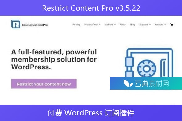 Restrict Content Pro v3.5.22 – 付费 WordPress 订阅插件