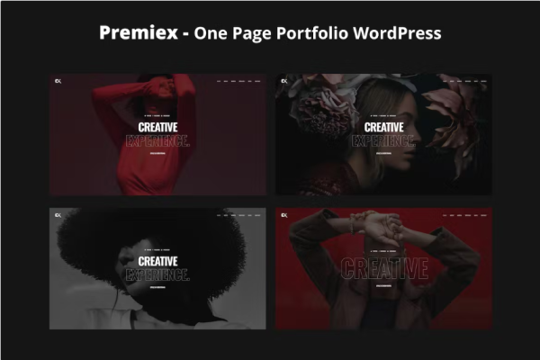 Premiex – 单页组合 WordPress 主题