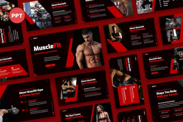 Musclefit – 健身房和健身简报