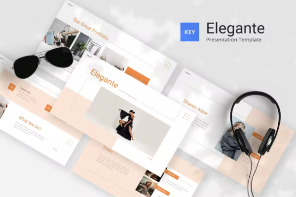 Elegante – 时尚主题演讲模板