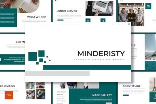 Minderisty – 商业PowerPoint模板