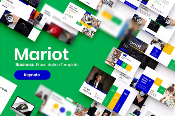 Mariot – 商业主题演讲模板
