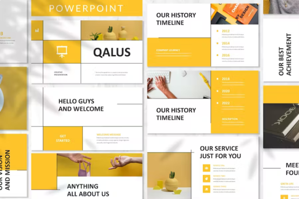 Qalus – 商业PowerPoint模板