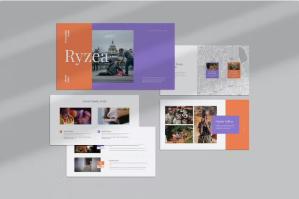 Ryzea：慈善活动PowerPoint模板