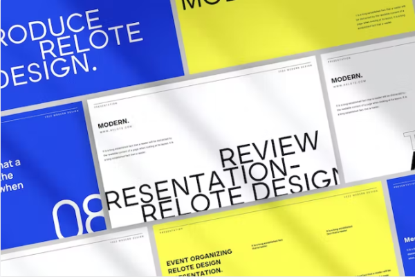 Relote – 品牌指南PowerPoint模板