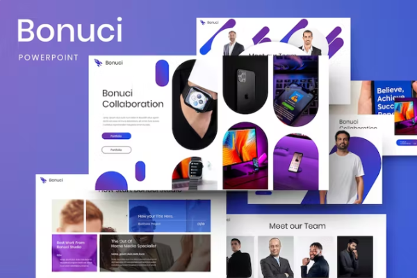 Bonuci – 商业的PowerPoint模板