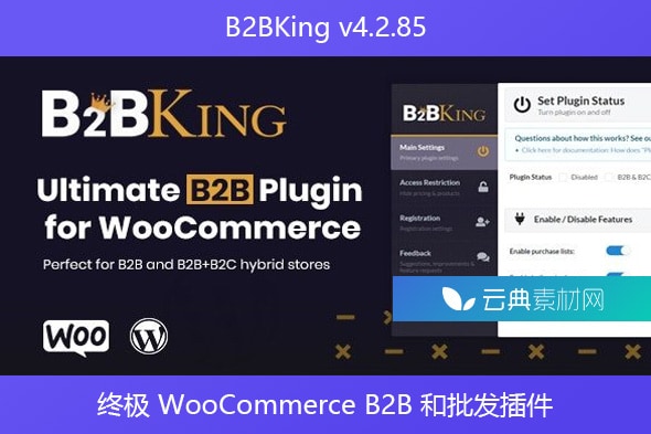 B2BKing v4.2.85 – 终极 WooCommerce B2B 和批发插件