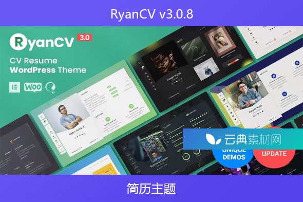 RyanCV v3.0.8 – 简历主题