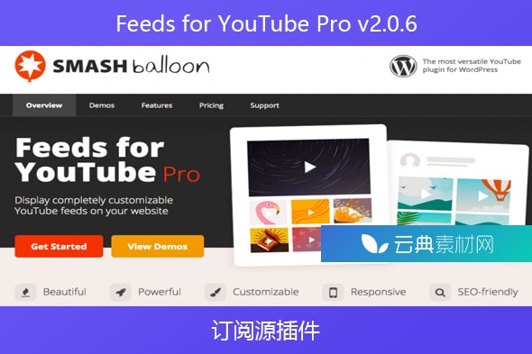 Feeds for YouTube Pro v2.0.6 – 订阅源插件