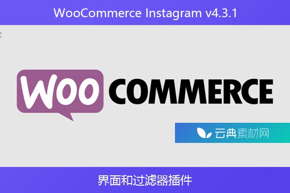 WooCommerce Instagram v4.3.1 – 界面和过滤器插件