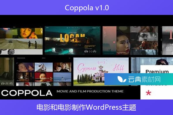 Coppola v1.0 – 电影和电影制作WordPress主题