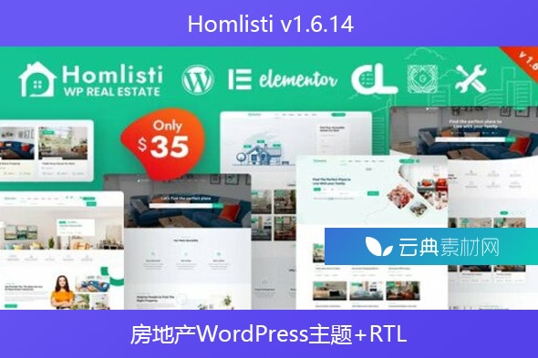 Homlisti v1.6.14 – 房地产WordPress主题+RTL