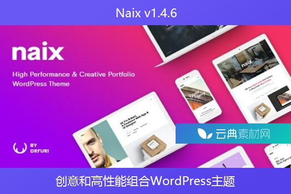 Naix v1.4.6 – 创意和高性能组合WordPress主题