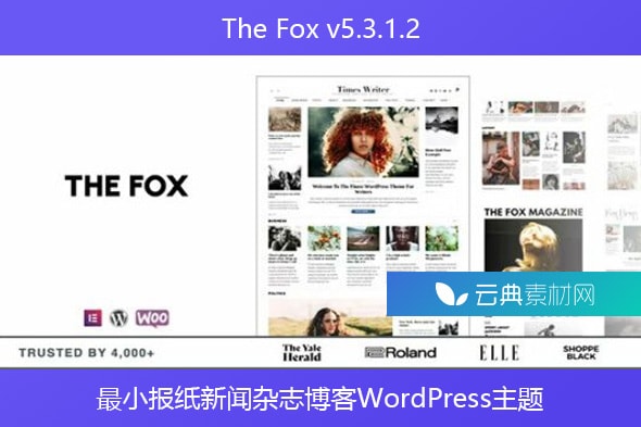 The Fox v5.3.1.2 – 最小报纸新闻杂志博客WordPress主题