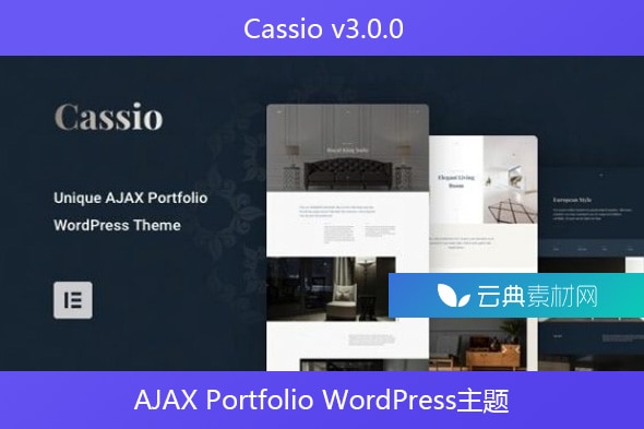 Cassio v3.0.0 – AJAX Portfolio WordPress主题