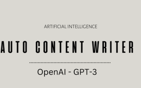 GPT-3 人工智能自动内容生成器和 ChatGPT