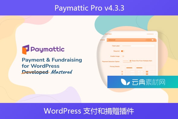 Paymattic Pro v4.3.3 – WordPress 支付和捐赠插件