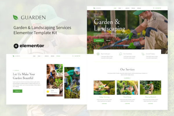 Guarden-花园和景观服务元素模板套件