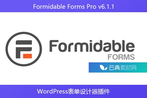 Formidable Forms Pro v6.1.1 – WordPress表单设计器插件