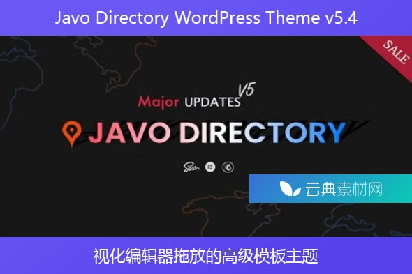 Javo Directory WordPress Theme v5.4 – 视化编辑器拖放的高级模板主题