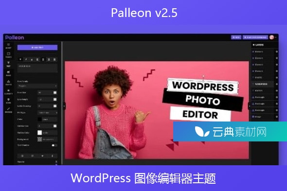 Palleon v2.5 – WordPress 图像编辑器主题