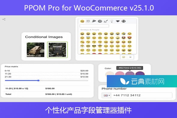 PPOM Pro for WooCommerce v25.1.0 – 个性化产品字段管理器插件