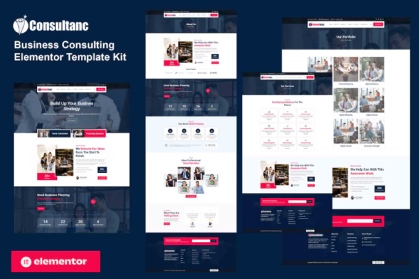 Consultanc – 业务咨询 Elementor 模板套件