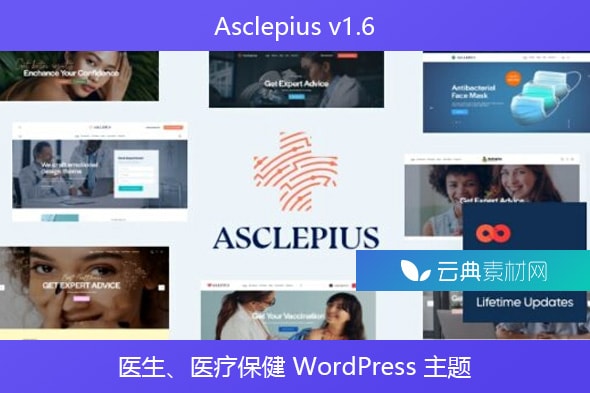 Asclepius v1.6 – 医生、医疗保健 WordPress 主题