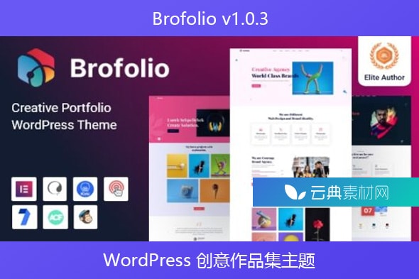 Brofolio v1.0.3 – WordPress 创意作品集主题