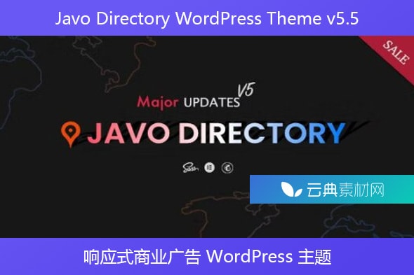 Javo Directory WordPress Theme v5.5 – 响应式商业广告 WordPress 主题