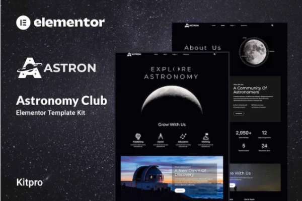 Astron – 天文学元素模板套件