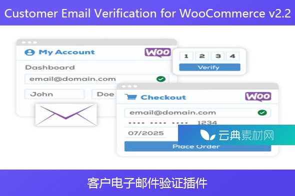 Customer Email Verification for WooCommerce v2.2 – 客户电子邮件验证插件