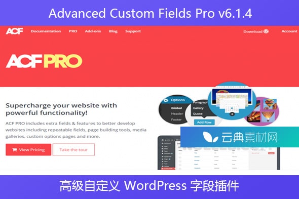 Advanced Custom Fields Pro v6.1.4 – 高级自定义 WordPress 字段插件