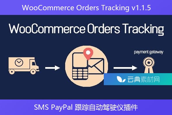 WooCommerce Orders Tracking v1.1.5 – SMS PayPal 跟踪自动驾驶仪插件