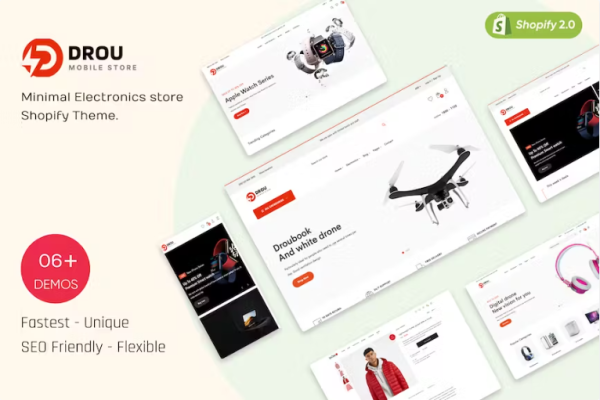 Drou – 电子商店 Shopify 2.0 主题